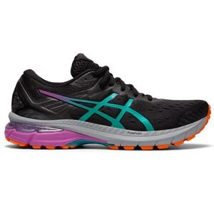 ASICS Women's GT-2000 9 Trail Running Shoes 7.5 Black Baltic Jewel Good Conditio